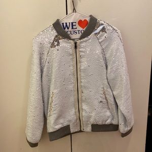 Jocelyn sequin bomber